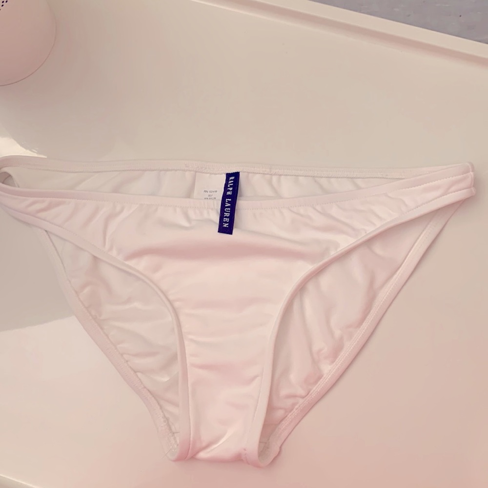 Ralph Lauren White Swim Bottoms (M)